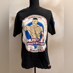 WWE Black and White Graphic Tee